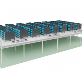 メザニン オートピッキングシステム（メザニン＋棚搬送ロボット）実用新案登録済
