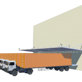 コンテナ冷却システム（コンテナシャワー）