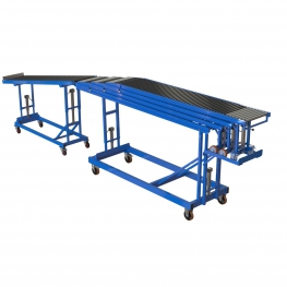 手動式伸縮コンベヤ（手動式デバンニングコンベヤ）