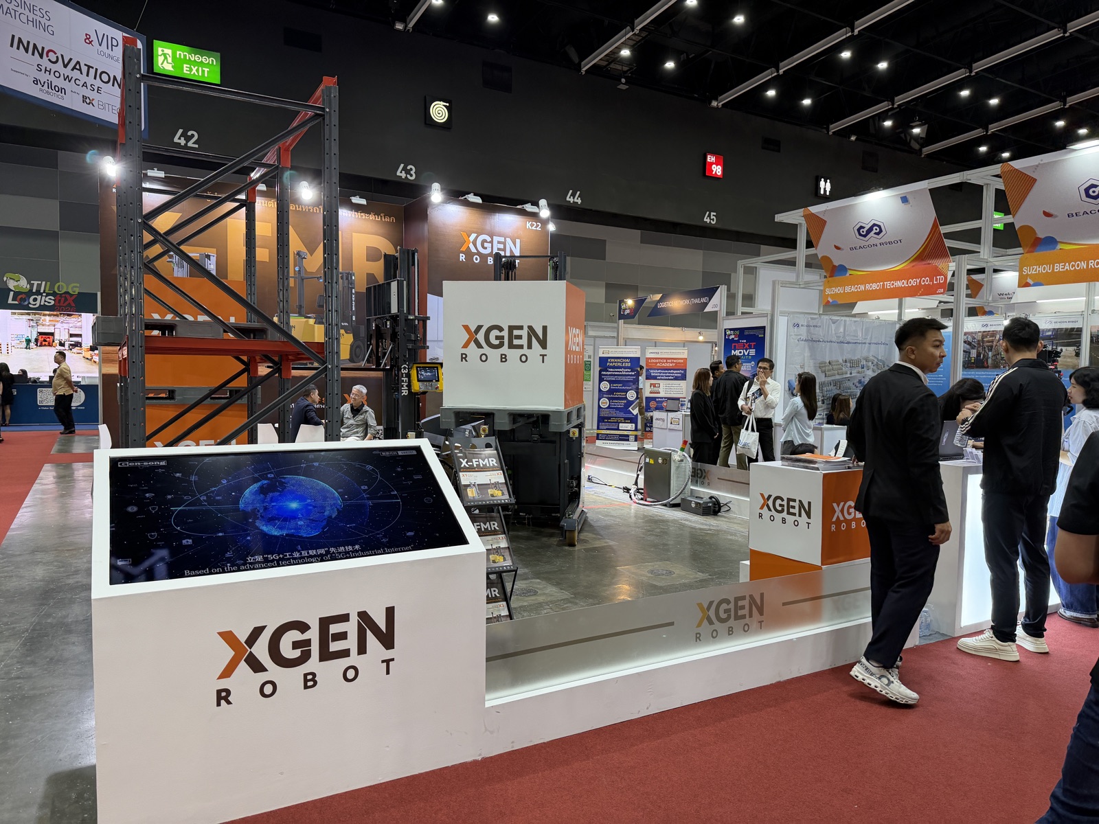 XGEN ROBOT の展示ブース
